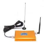 Mobiler LED GSM 980MHz Signalverstärker / Signalverstärker mit Saugantenne (Gold)