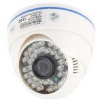 CMOS 420TVL 3,6-mm-Objektiv ABS-Material Farbinfrarotkamera mit 36 ​​LED, IR-Abstand: 20 m – Bild 2