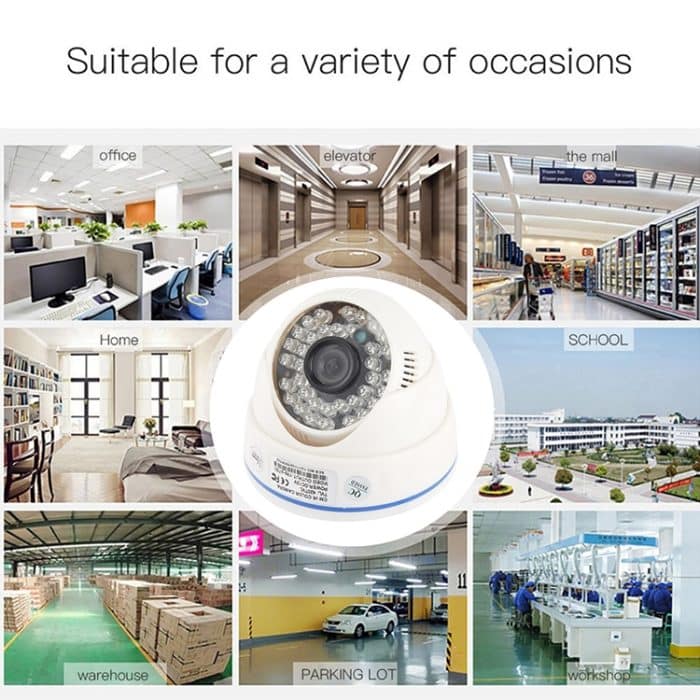 CMOS 420TVL 3,6-mm-Objektiv ABS-Material Farbinfrarotkamera mit 36 ​​LED, IR-Abstand: 20 m – Bild 13