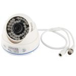 CMOS 420TVL 3,6-mm-Objektiv ABS-Material Farbinfrarotkamera mit 36 ​​LED, IR-Abstand: 20 m – Bild 3