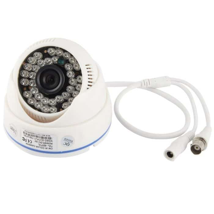 CMOS 420TVL 3,6-mm-Objektiv ABS-Material Farbinfrarotkamera mit 36 ​​LED, IR-Abstand: 20 m – Bild 3