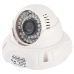 CMOS 420TVL 3,6-mm-Objektiv ABS-Material Farbinfrarotkamera mit 36 ​​LED, IR-Abstand: 20 m