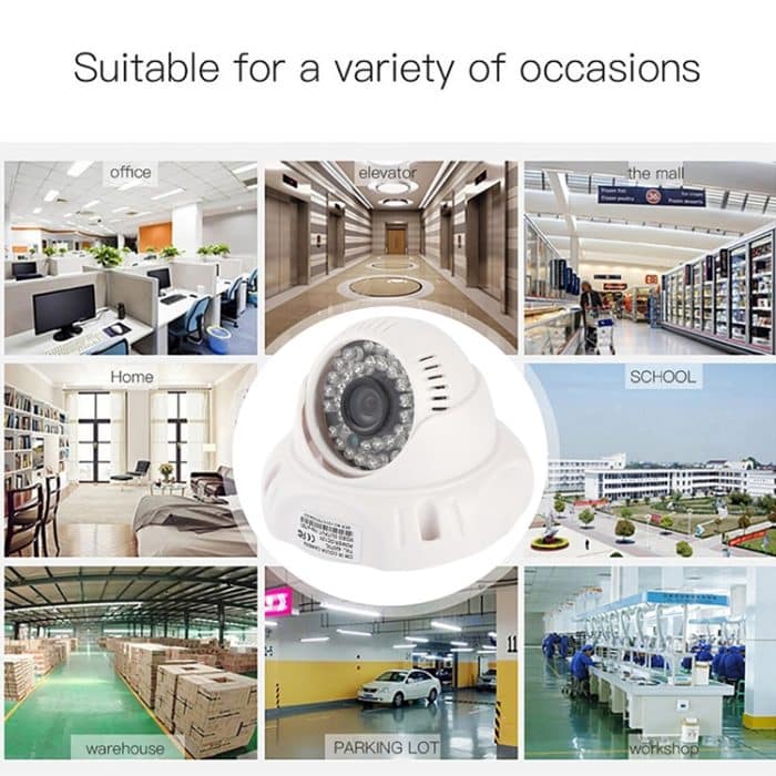 CMOS 420TVL 3,6-mm-Objektiv ABS-Material Farbinfrarotkamera mit 36 ​​LED, IR-Abstand: 20 m – Bild 13