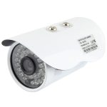 CMOS 420TVL 6mm Objektiv Metallmaterial Farbinfrarotkamera mit 36 ​​LED, IR Abstand: 20m