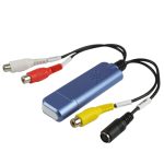 Easycap USB 2.0-Videoaufnahme und -bearbeitung mit Audio (unterstützt NTSC / PAL / SECAM, Videoformat) (blau) – Bild 4