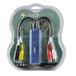 Easycap USB 2.0-Videoaufnahme und -bearbeitung mit Audio (unterstützt NTSC / PAL / SECAM, Videoformat) (blau) – Bild 6