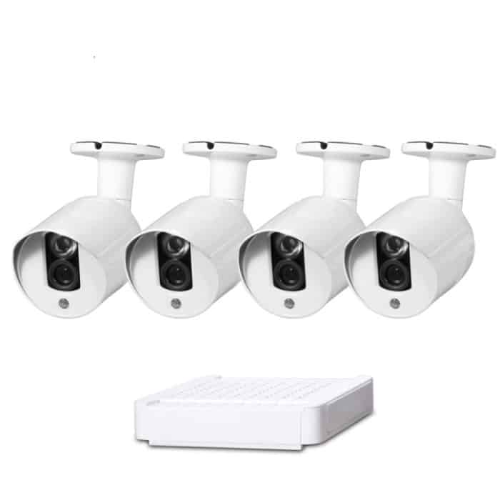 N4B3-Mini/L 4-Kanal 720P P2P ONVIF 1,0 Megapixel IP-Kamera NVR-Kit, unterstützt Nachtsicht / Bewegungserkennung, IR-Entfernung: 20 m – Bild 2
