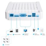 N4B3-Mini/L 4-Kanal 720P P2P ONVIF 1,0 Megapixel IP-Kamera NVR-Kit, unterstützt Nachtsicht / Bewegungserkennung, IR-Entfernung: 20 m – Bild 10