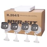 N4B7-Mini/L 4-Kanal 720P 1,0-Megapixel-IP-Kamera-NVR-Kit, unterstützt Nachtsicht / Bewegungserkennung, IR-Entfernung: 20 m – Bild 9