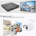 N4B3M 4-Kanal 720P P2P ONVIF 1,0 Megapixel IP-Kamera NVR-Kit, unterstützt Nachtsicht / Bewegungserkennung, IR-Entfernung: 20 m – Bild 9