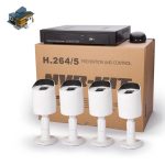 N4B3Poe 4-Kanal 720P P2P ONVIF 1,0 Megapixel IP-Kamera NVR-Kit, unterstützt Nachtsicht / Bewegungserkennung, IR-Entfernung: 20 m – Bild 8