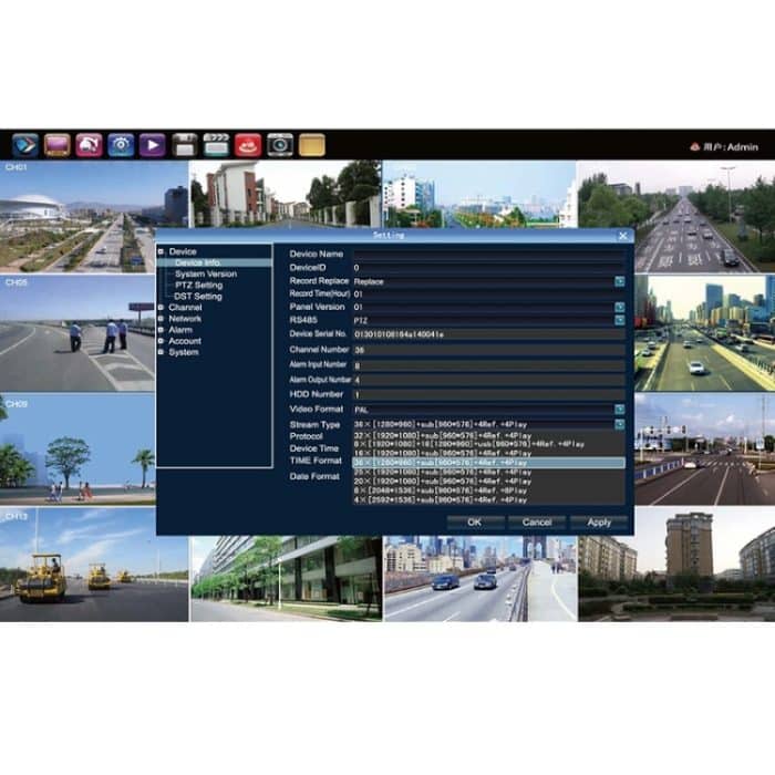 N4B7MPoe 4-Kanal 720P P2P ONVIF 1,0 Megapixel IP-Kamera NVR-Kit, unterstützt Nachtsicht / Bewegungserkennung, IR-Entfernung: 20 m – Bild 14