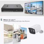 N4B7MPoe 4-Kanal 720P P2P ONVIF 1,0 Megapixel IP-Kamera NVR-Kit, unterstützt Nachtsicht / Bewegungserkennung, IR-Entfernung: 20 m – Bild 9