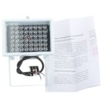 48 LED-Hilfslicht für CCD-Kamera, IR-Entfernung: 50m (ZT-48W), Größe: 9x12.5x8cm (weiß) – Bild 5