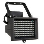 96 LED-Hilfslicht für CCD-Kamera, IR-Entfernung: 100m (ZT-496WF), Größe: 13x16.8x11cm (schwarz)