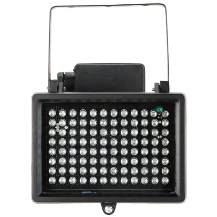 96 LED-Hilfslicht für CCD-Kamera, IR-Entfernung: 100m (ZT-496WF), Größe: 13x16.8x11cm (schwarz) – Bild 2