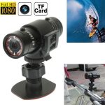 F9 Full HD 1080P Action-Helmkamera / Sportkamera / Fahrradkamera, Support-TF-Karte, 120-Grad-Weitwinkelobjektiv – Bild 2