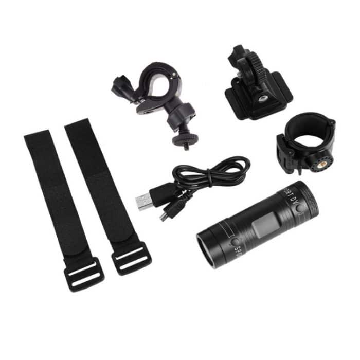 F9 Full HD 1080P Action-Helmkamera / Sportkamera / Fahrradkamera, Support-TF-Karte, 120-Grad-Weitwinkelobjektiv – Bild 9