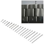 6-23 mm Uhrenarmband Uhrenbeschläge Stahlbefestigungswelle / Armbandachse Uhrenreparaturwerkzeug