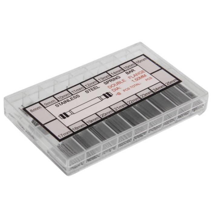 8-25mm Edelstahl Ohren Kit Uhrenreparaturwerkzeug Uhrenarmband Federstangen – Bild 5