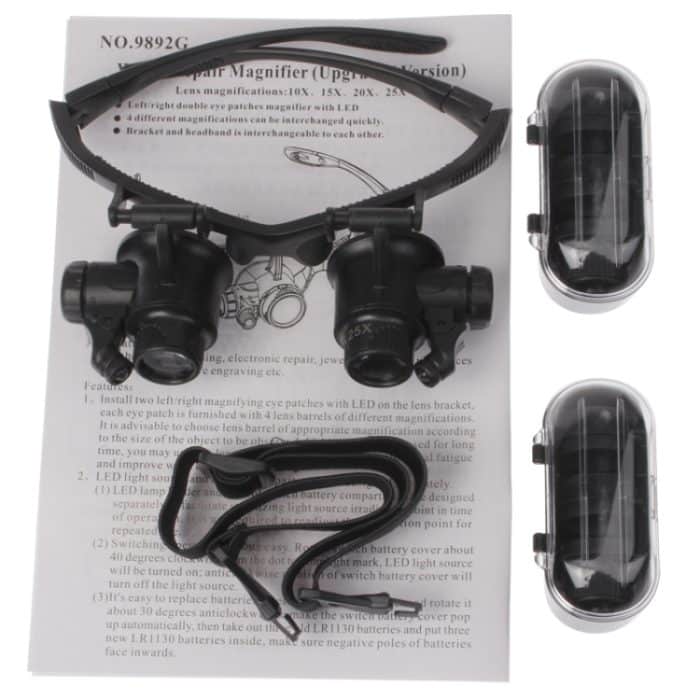 Verbesserte Version Uhr-Reparatur-Lupe mit vier verschiedenen Vergrößerungen – Bild 5
