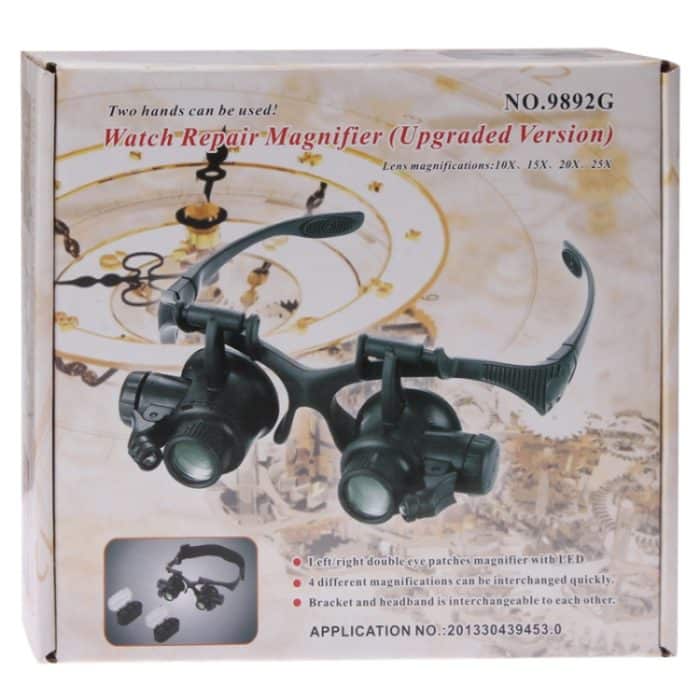 Verbesserte Version Uhr-Reparatur-Lupe mit vier verschiedenen Vergrößerungen – Bild 6