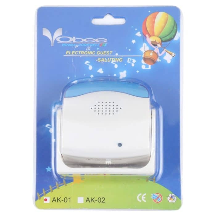 AK-01 Elektronische Gäste, die drahtlose Drahtlose Türklingel (weiß) – Bild 6