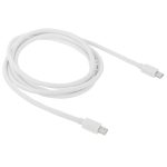 Mini-DP-DisplayPort-Kabel für Apple iMac MacBook Pro, Länge: 2 m, Mini DP to Mini DP Male – Bild 2