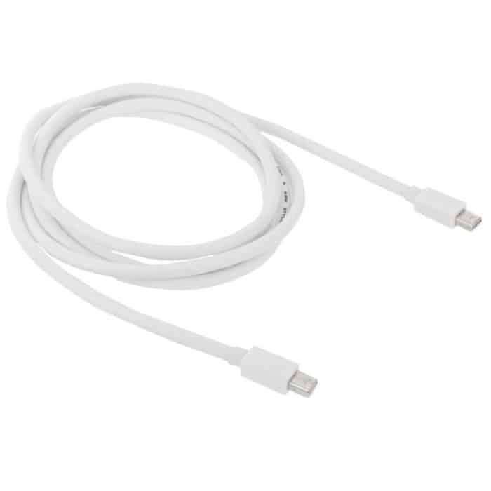 Mini-DP-DisplayPort-Kabel für Apple iMac MacBook Pro, Länge: 2 m, Mini DP to Mini DP Male – Bild 2