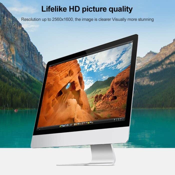 Mini-DP-DisplayPort-Kabel für Apple iMac MacBook Pro, Länge: 2 m, Mini DP to Mini DP Male – Bild 4