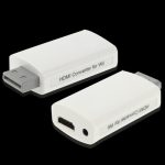 1080P Full HD HDMI Konverter für Wii, Größe: 73 x 37 x 20 mm (Weiß)
