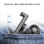 APEXEL Tragbarer Handheld Lazy Live Broadcast Desktop Faltbarer Universal Bluetooth Stativ Telefonhalter mit Taschenlampe – Bild 7