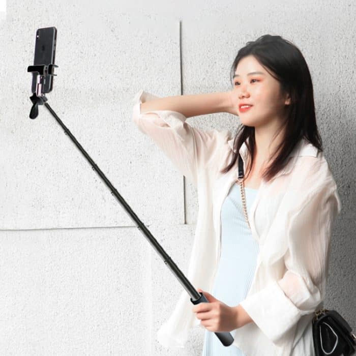CYKE P9 Universeller, dehnbarer, versteckter, einteiliger kabelloser Bluetooth-Selfie-Stick – Bild 10