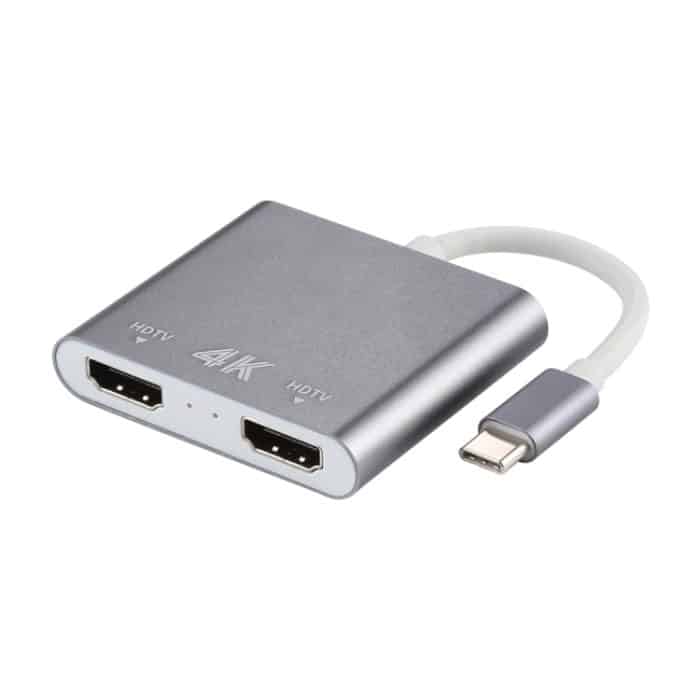 SAS5567.jpg 4K Ultra HD Dual-HDMI-Schnittstellenausgang zum USB-C / Typ-C-Adapter – Bild 1