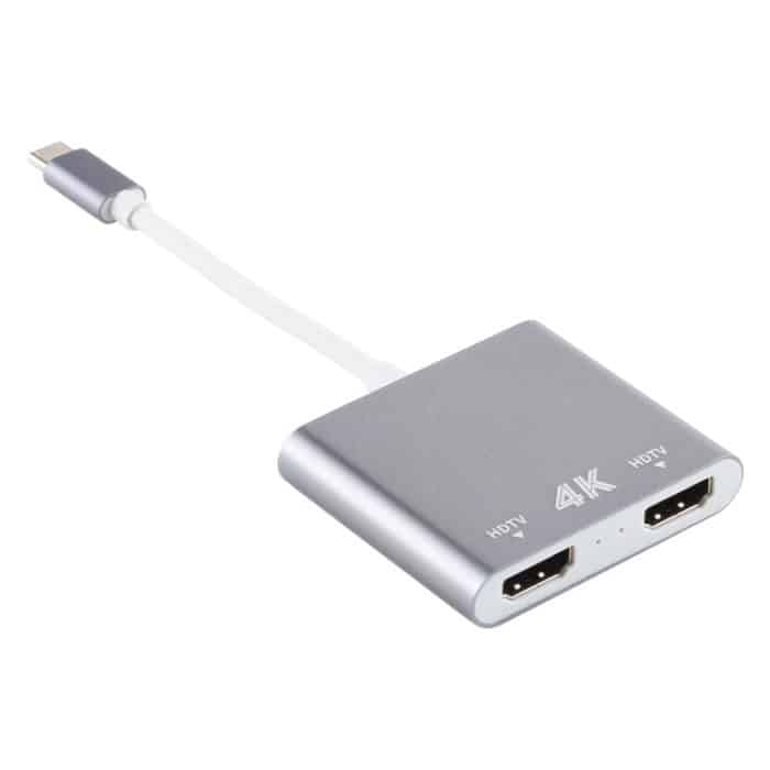 4K Ultra HD Dual-HDMI-Schnittstellenausgang zum USB-C / Typ-C-Adapter – Bild 2