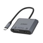Onten M205 3-in-1-Typ-C-zu-HDMI+VGA+PD-Schnelllade-Videokonverter, M205