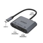 Onten M205 3-in-1-Typ-C-zu-HDMI+VGA+PD-Schnelllade-Videokonverter, M205 – Bild 5