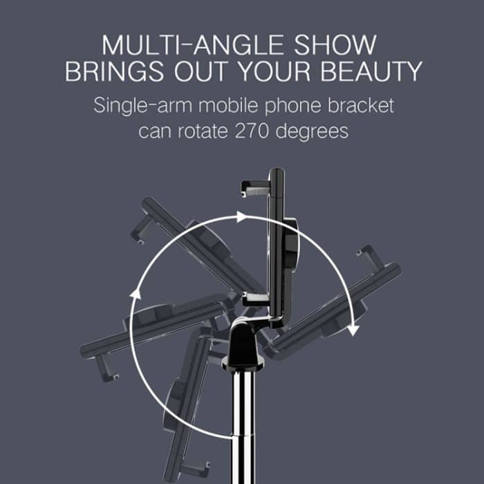 K10 Bluetooth 4.0-Handy, verstellbarer Bluetooth-Selfie-Stick, Selbstauslöser-Stativ – Bild 14