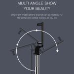 K07 Bluetooth 4.0 Handy verstellbarer Bluetooth Selfie Stick Selbstauslöser Pole Stativ – Bild 12