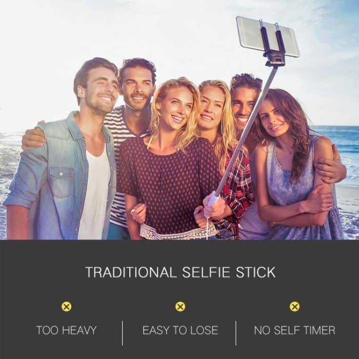 K07 Bluetooth 4.0 Handy verstellbarer Bluetooth Selfie Stick Selbstauslöser Pole Stativ – Bild 13