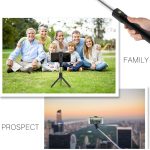 K07 Bluetooth 4.0 Handy verstellbarer Bluetooth Selfie Stick Selbstauslöser Pole Stativ – Bild 7