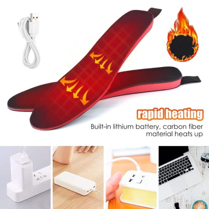 Wiederaufladbare elektrische Heizungs-Einlegesohle Drahtlose Fernbedienung Intelligente Thermo-Einlegesohle, Größe: Groß (Größe 41-46) – Bild 11