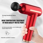 USB-Aufladung, dreistufige Vibration, verstellbare Mini-Faszienpistole, elektrische Massagepistole, Ganzkörpermassagegerät – Bild 3