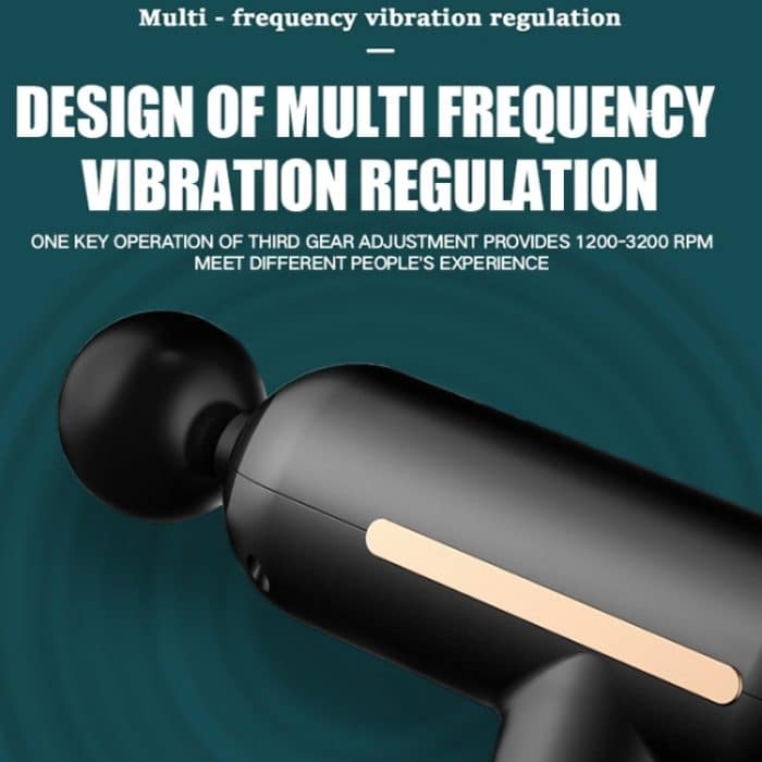 USB-Aufladung, dreistufige Vibration, verstellbare Mini-Faszienpistole, elektrische Massagepistole, Ganzkörpermassagegerät – Bild 6