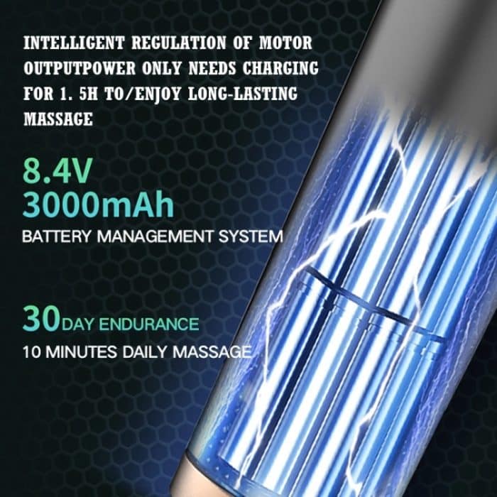 USB-Aufladung, dreistufige Vibration, verstellbare Mini-Faszienpistole, elektrische Massagepistole, Ganzkörpermassagegerät – Bild 7