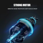 USB-Aufladung, dreistufige Vibration, verstellbare Mini-Faszienpistole, elektrische Massagepistole, Ganzkörpermassagegerät – Bild 8