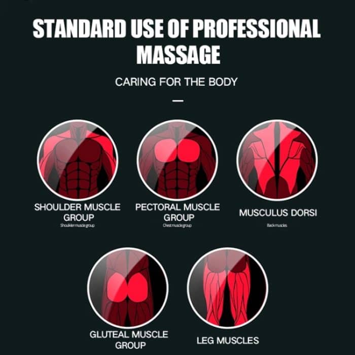 USB-Aufladung, dreistufige Vibration, verstellbare Mini-Faszienpistole, elektrische Massagepistole, Ganzkörpermassagegerät – Bild 9