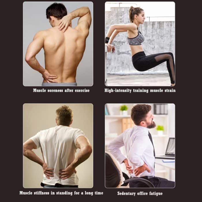 USB-Aufladung, dreistufige Vibration, verstellbare Mini-Faszienpistole, elektrische Massagepistole, Ganzkörpermassagegerät – Bild 10