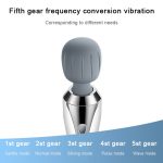 Tragbarer Mini-Multifunktions-Physiotherapie-Elektro-Handmassagestab – Bild 7