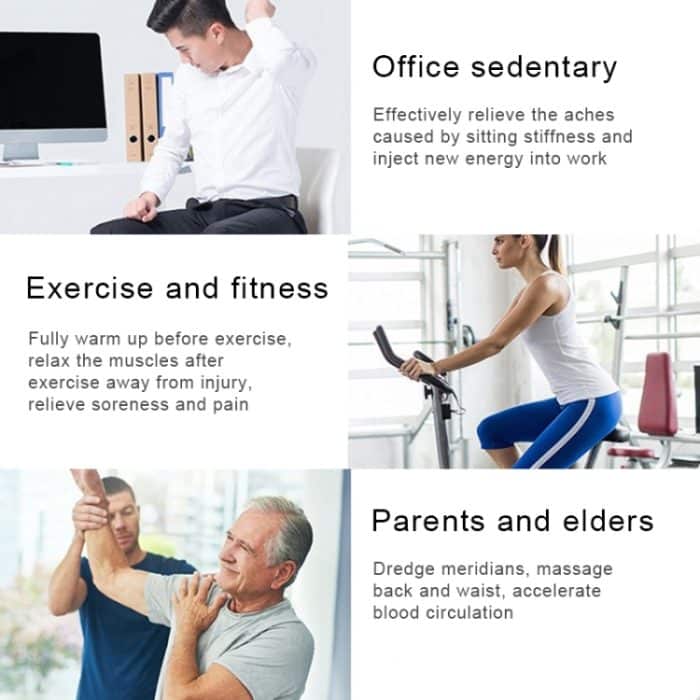 Tragbarer Mini-Multifunktions-Physiotherapie-Elektro-Handmassagestab – Bild 10